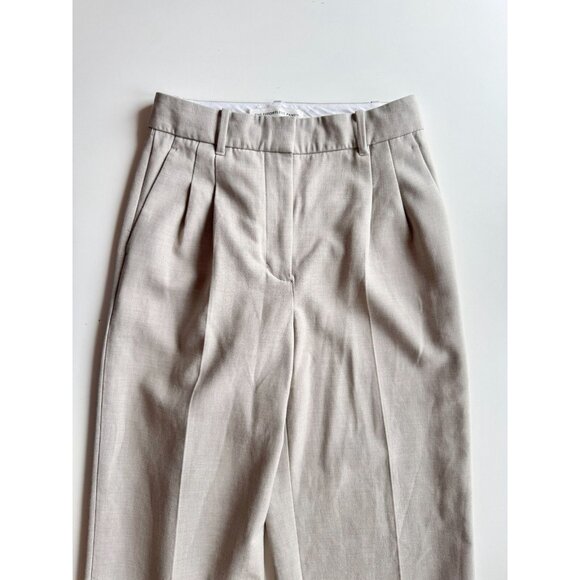 2pc Aritzia WILFRED Generation Effortless Grey Suiting Blazer Pants, Size M/6 - Picture 8 of 16